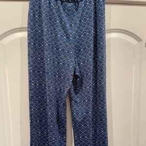 Kim Rogers Palazzo Pants, Blue, Sz Medium